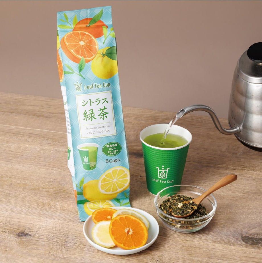 Leaf Tea Cup シトラス緑茶 – 雑穀屋 やま元